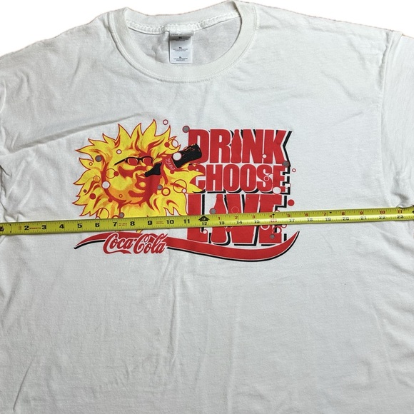 Vintage 2000s Coca-Cola Drink Choose Live T-Shirt - Picture 5 of 8